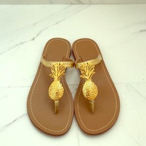 Lilly Pulitzer/Target Pineapple Flip Flops